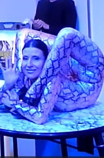 2015 Schlangenfrau Magdalena Tunap Stahlgruber Messe, Mnchen